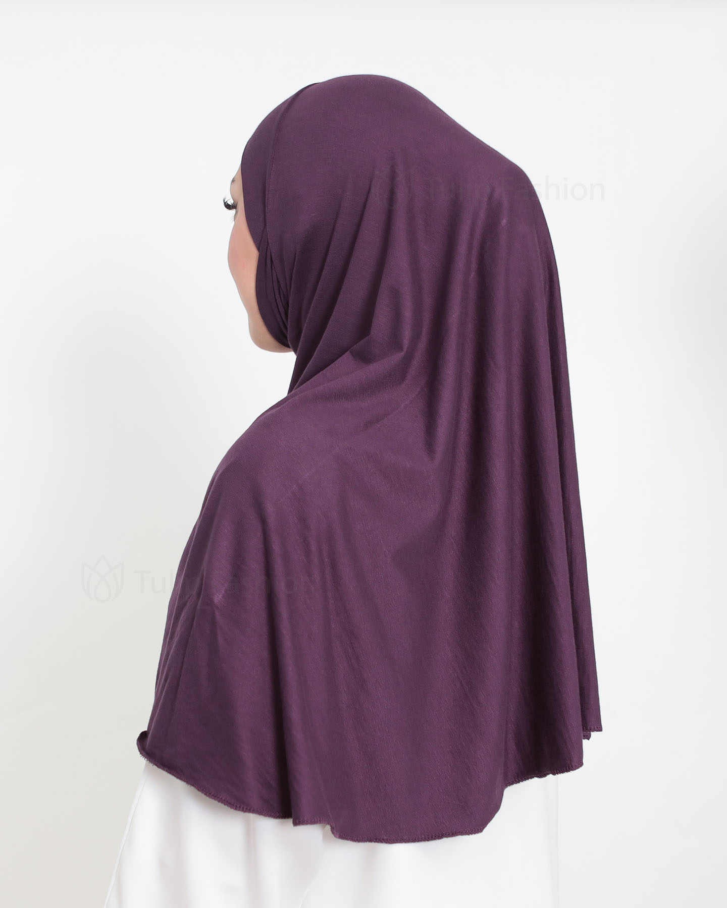 Hijab - Al Amira X-Large - One Piece - Dark Purple - 3