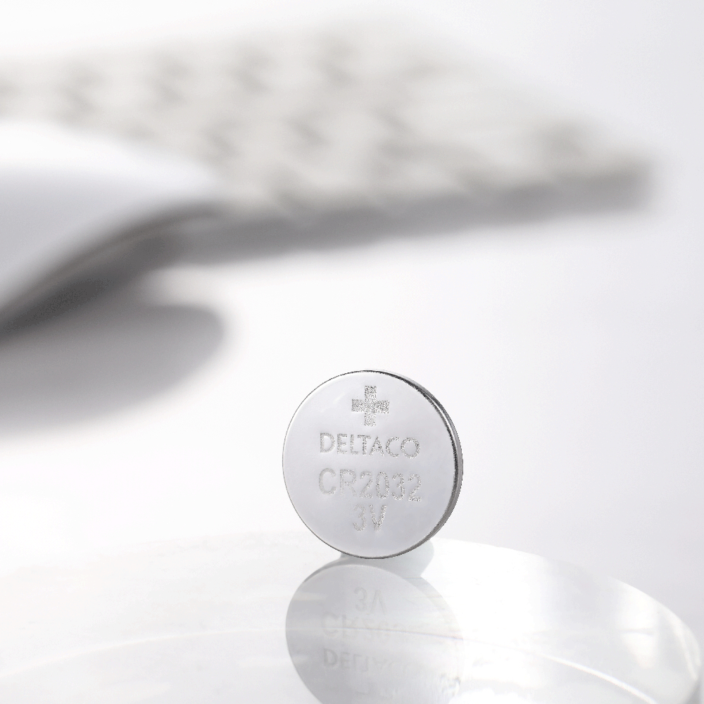 Deltaco Ultimate Lithium CR2032-knappcellsbatteri, 3V, 1-pack - 4