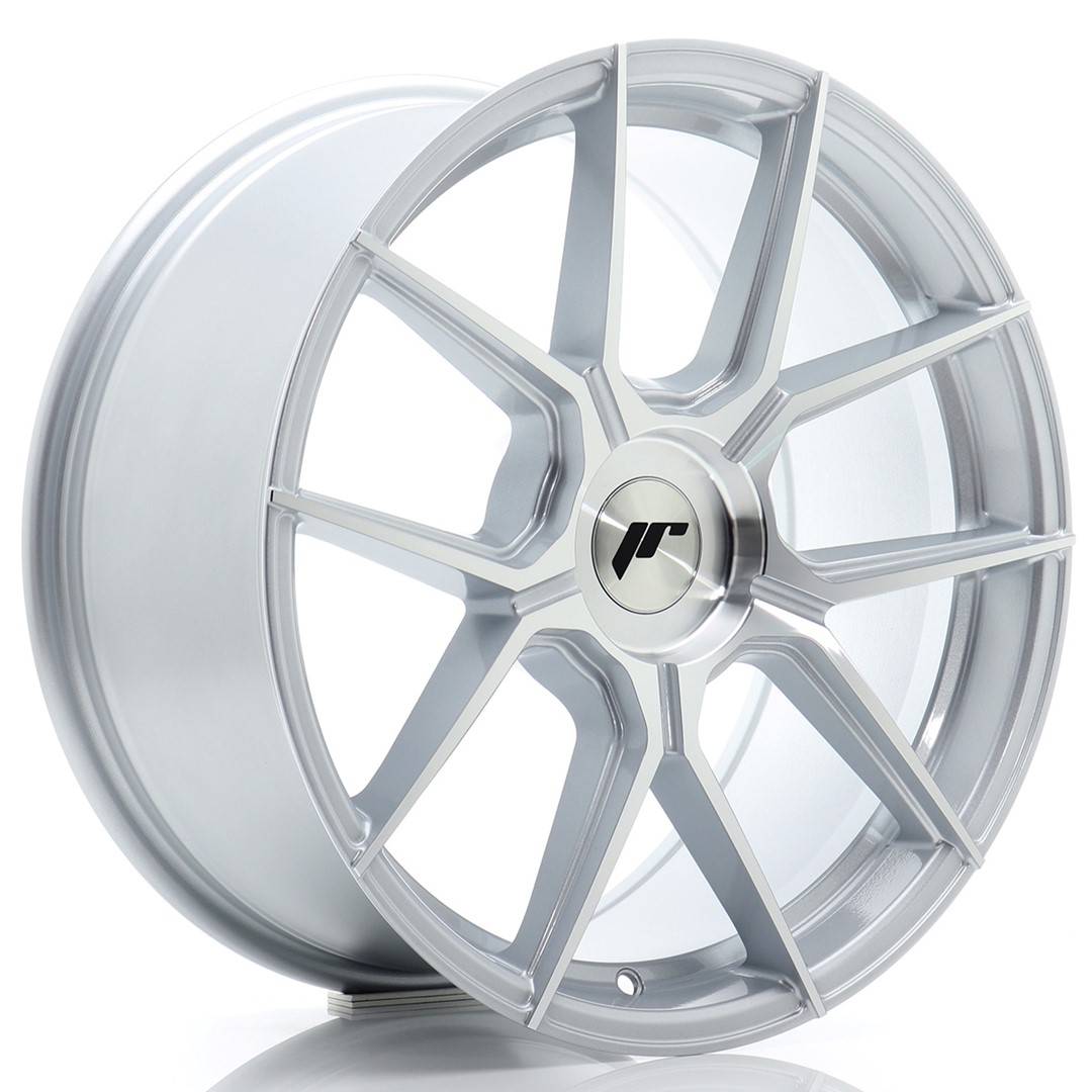 18" JR Wheels JR30 - Silver Machined Face