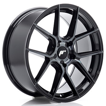18" JR Wheels JR30 - Black Machined Tinted Face