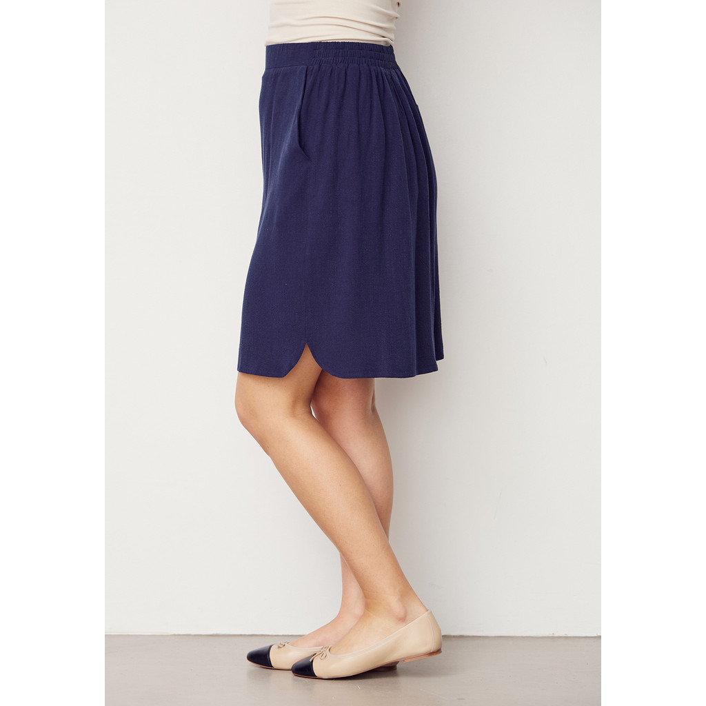 Pearl Short Skirt - Navy - Isay - 3