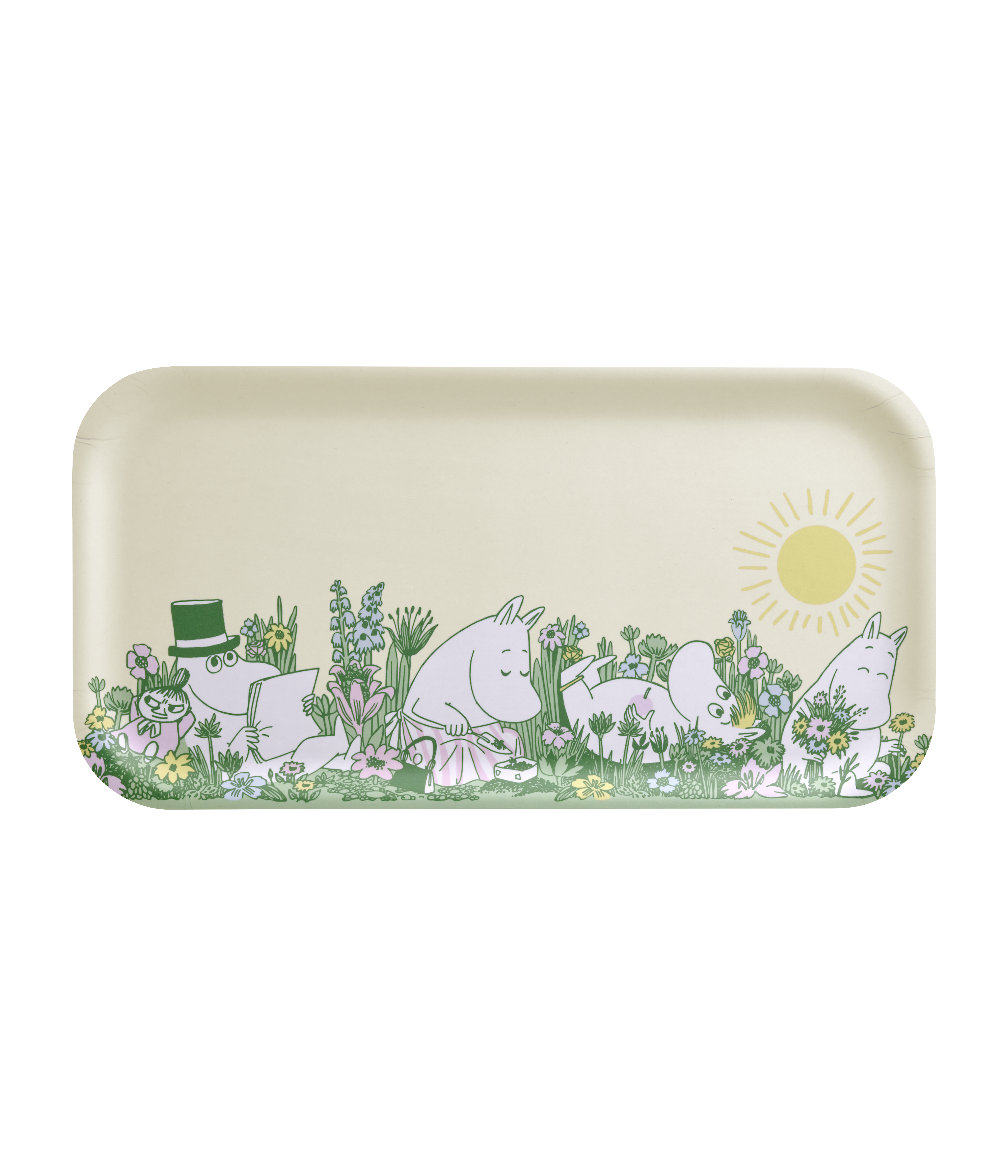 Moomin Tray In the Garden 43x22 cm