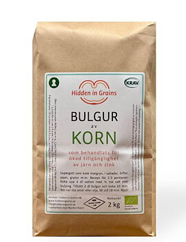 Bulgur av korn med tillgängliga mineraler, 2 kg Warbro Kvarn
