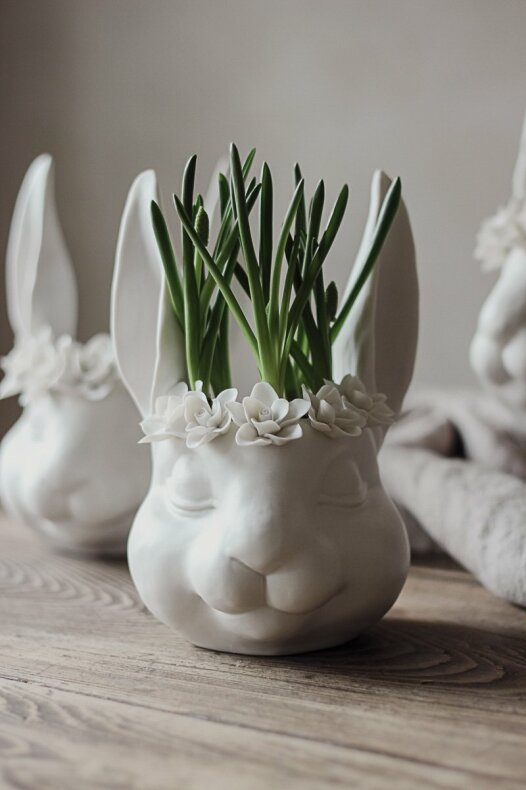 Vas "floral bunny" - Majas Cottage