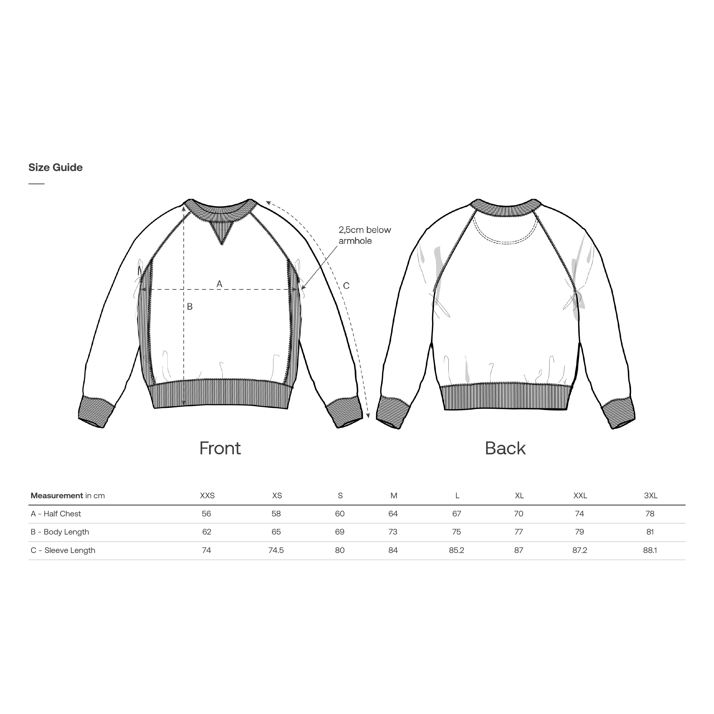 Black Unisex sweatshirt  - 3