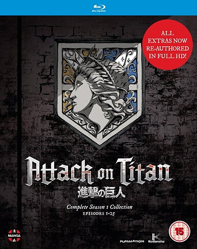 Attack On Titan: The Complete Season 1 Collection (BLU-RAY)