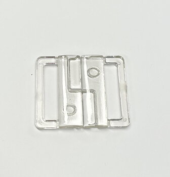 BIKINISPÄNNE - transparent /STORT fäste 3 cm