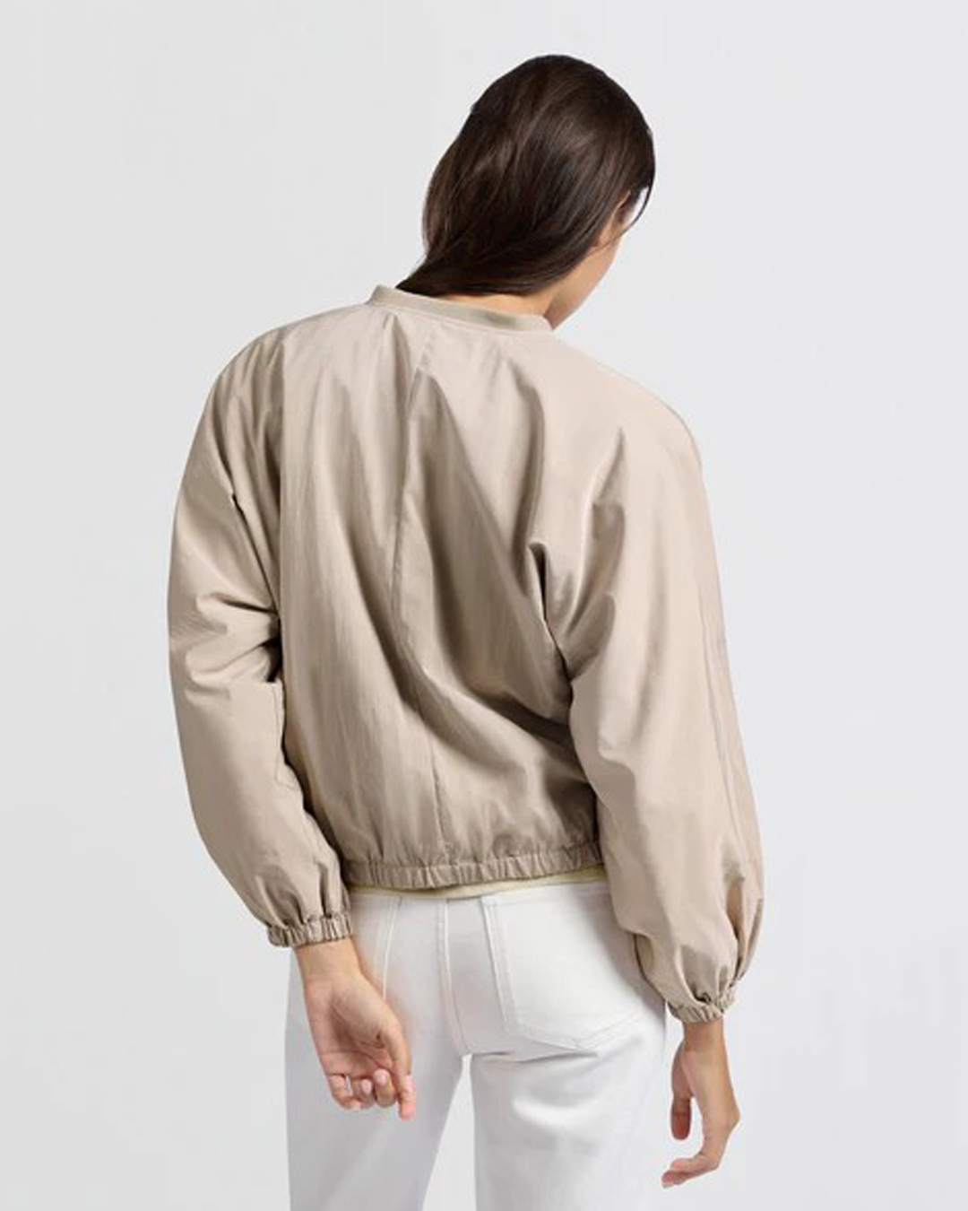 Bomberjacka kort beige - 3
