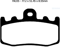 FA335HH EBC Bromspads Sintarde BMW K1200-R1200GS - 2