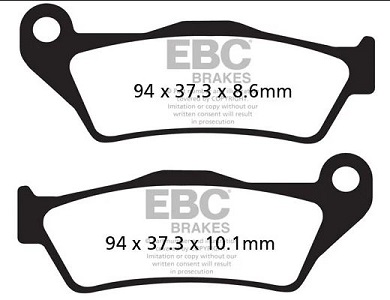 FA363HH EBC Bromspads Bak BMW HP2-K1200-K1300-R1200 - 3