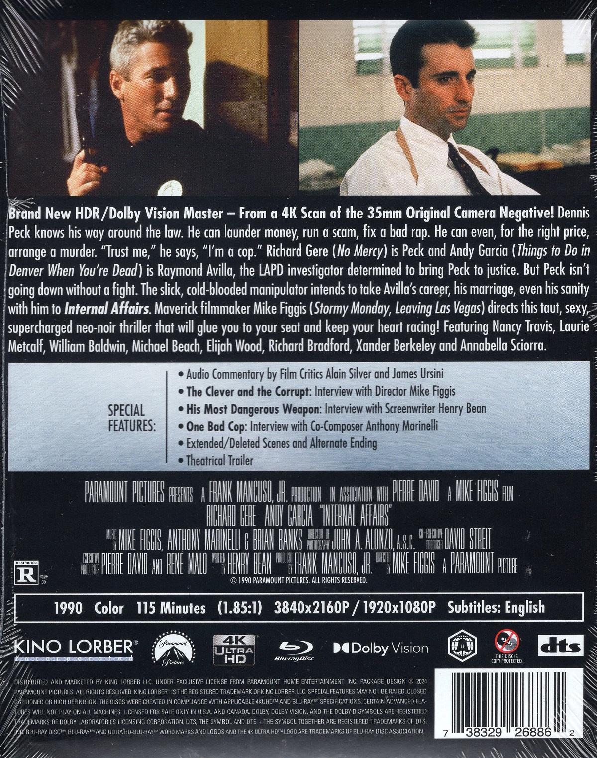 Internal Affairs (ej svensk text) (4K Ultra HD + Blu-ray) - 2