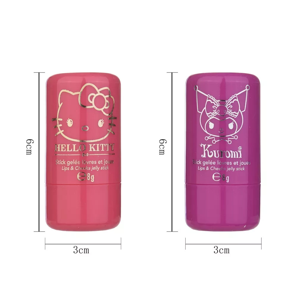 Hello Kitty Läpp och Kind Gelé Stick 8g - Rouge/Red - 6