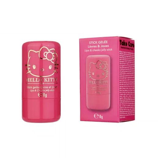 Hello Kitty Läpp och Kind Gelé Stick 8g - Rouge/Red - 4