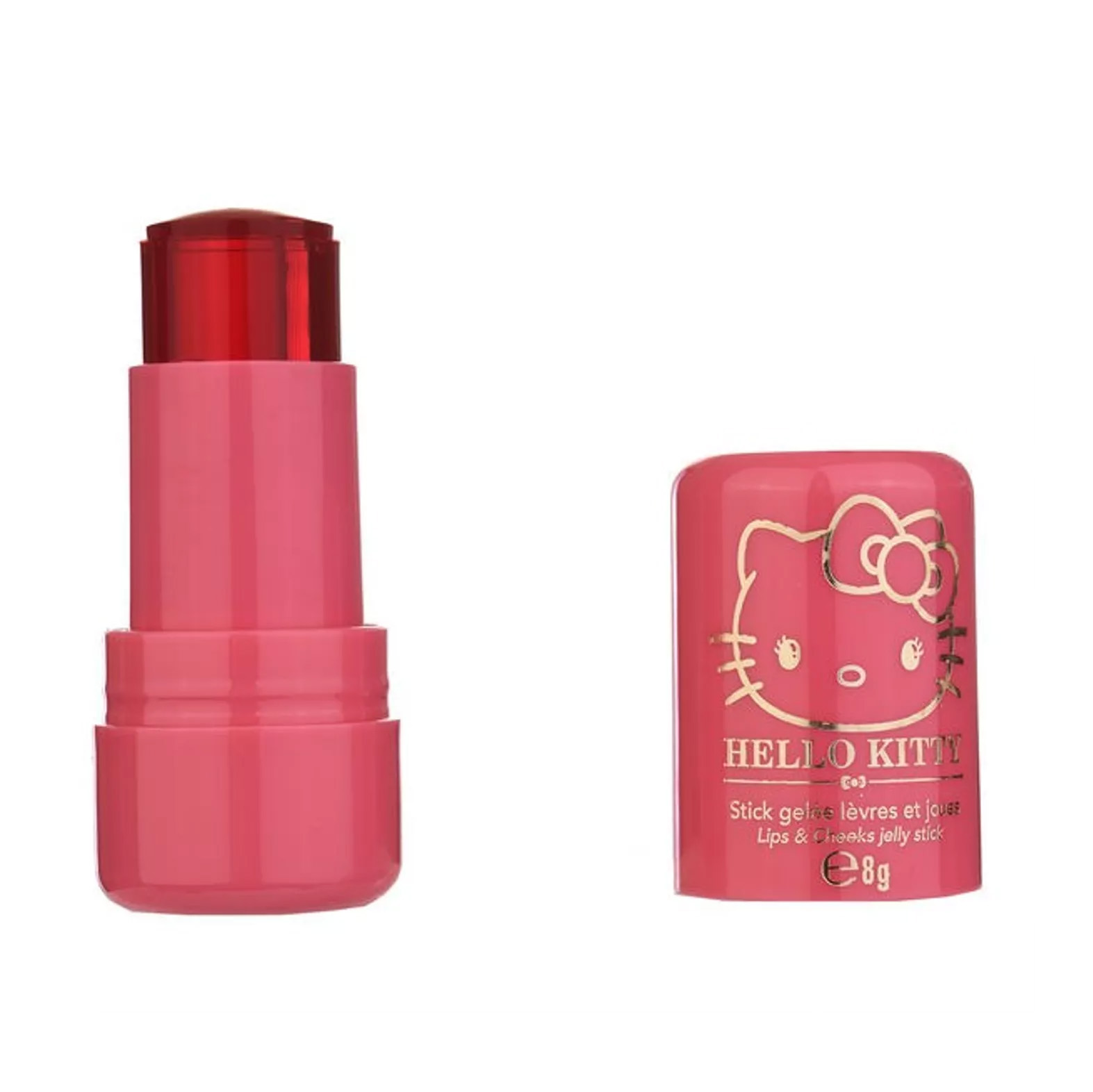 Hello Kitty Läpp och Kind Gelé Stick 8g - Rouge/Red