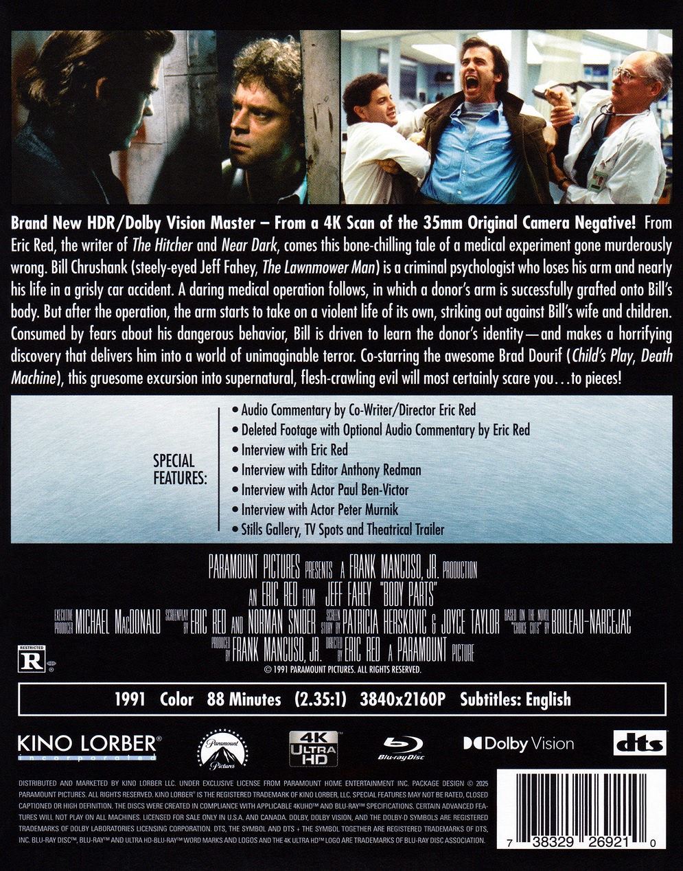 Body Parts (ej svensk text) (4K Ultra HD + Bonus Blu-ray) - 2