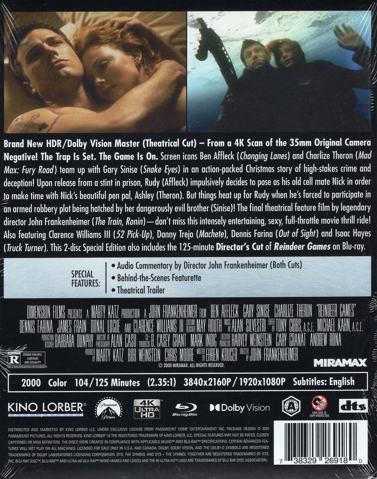 Reindeer Games (ej svensk text) (4K Ultra HD + Blu-ray) - 2