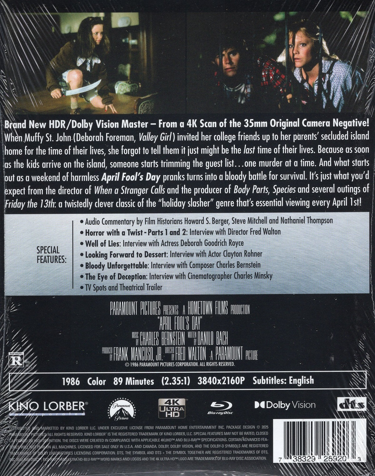 April Fool's Day (ej svensk text) (4K Ultra HD + Bonus Blu-ray) - 2