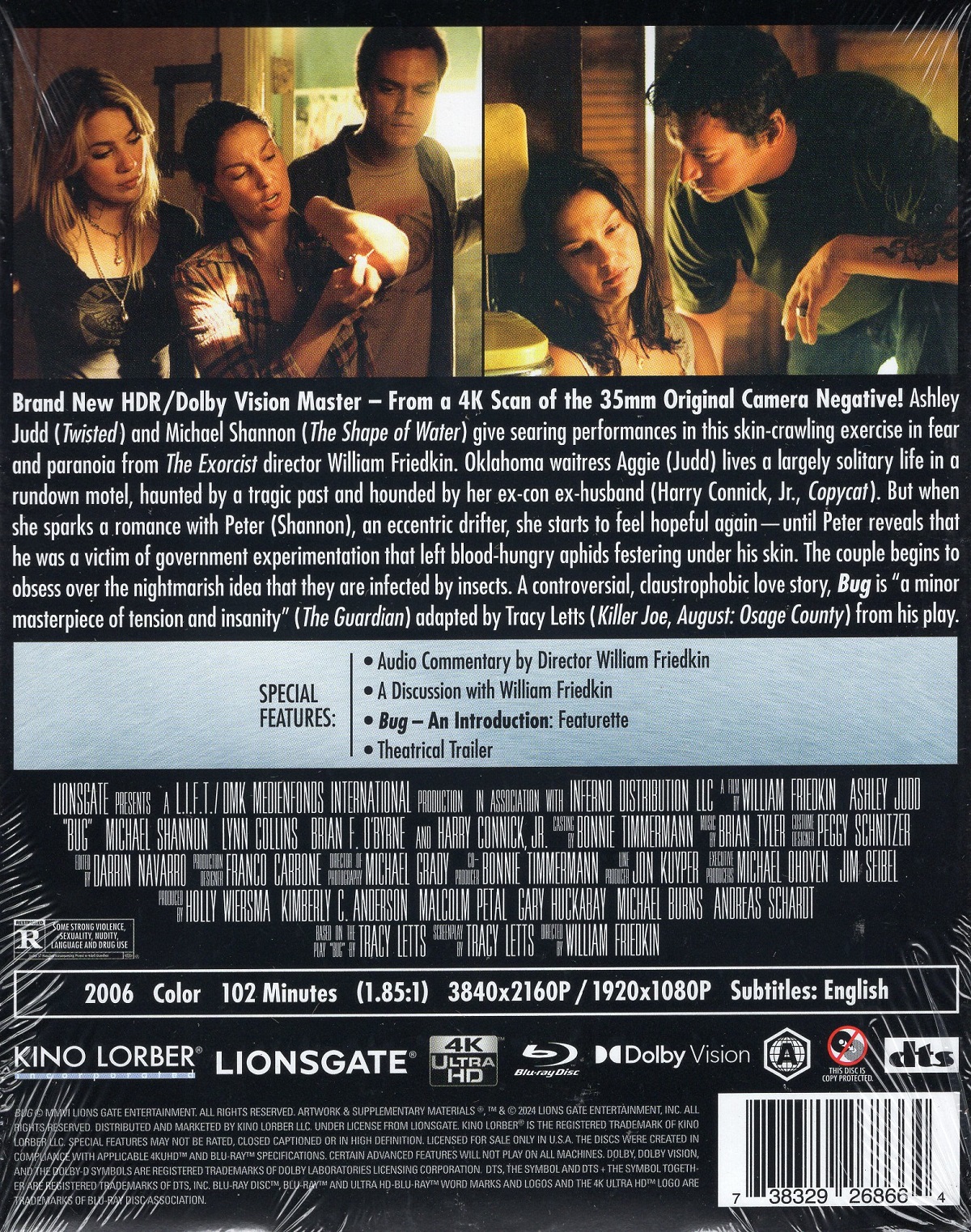 Bug (ej svensk text) (4K Ultra HD + Blu-ray) - 2