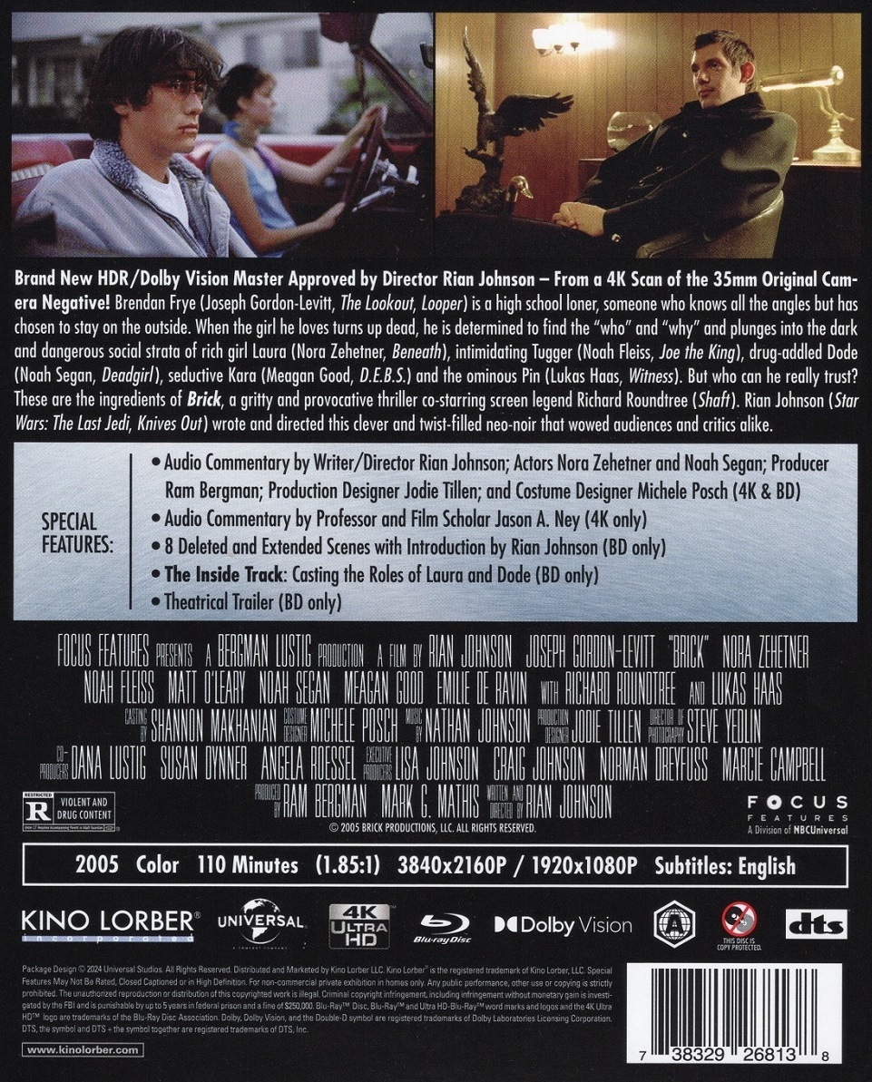 Brick (ej svensk text) (4K Ultra HD + Blu-ray) - 2