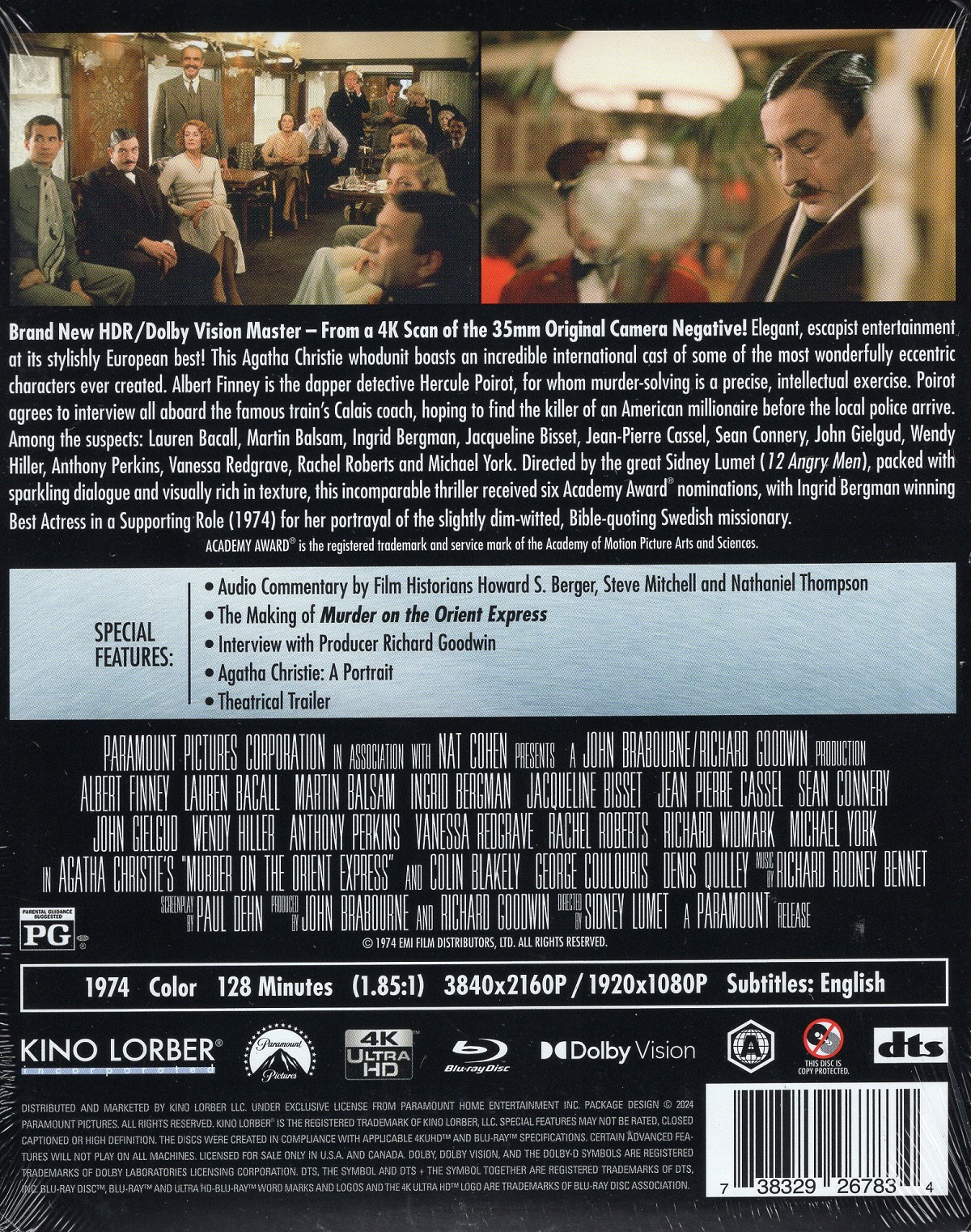 Murder On the Orient Express (ej svensk text) (4K Ultra HD + Blu-ray) - 2