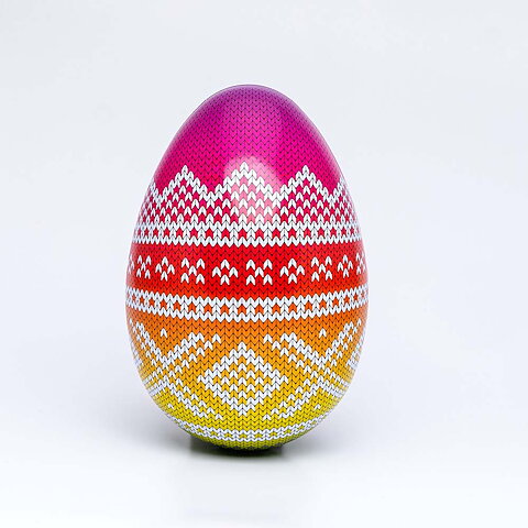 Easter egg  Marius metal 15 cm