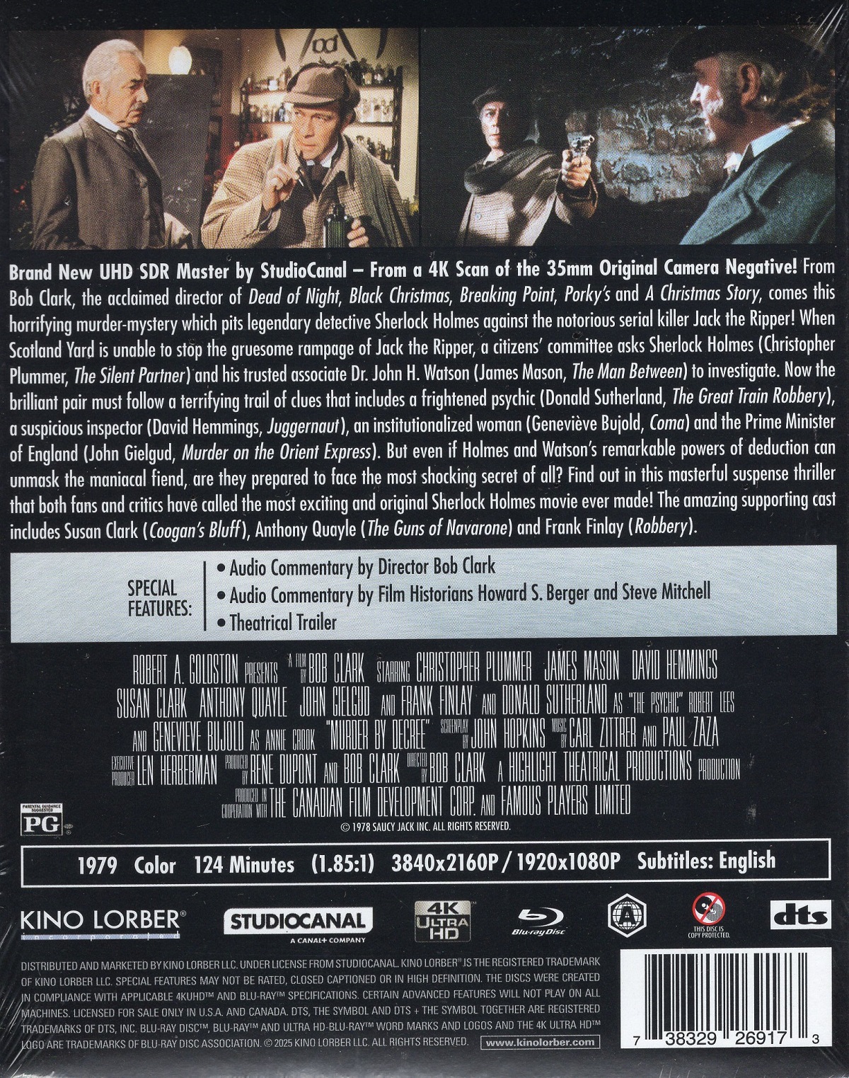 Murder By Decree (ej svensk text) (4K Ultra HD + Blu-ray) - 2
