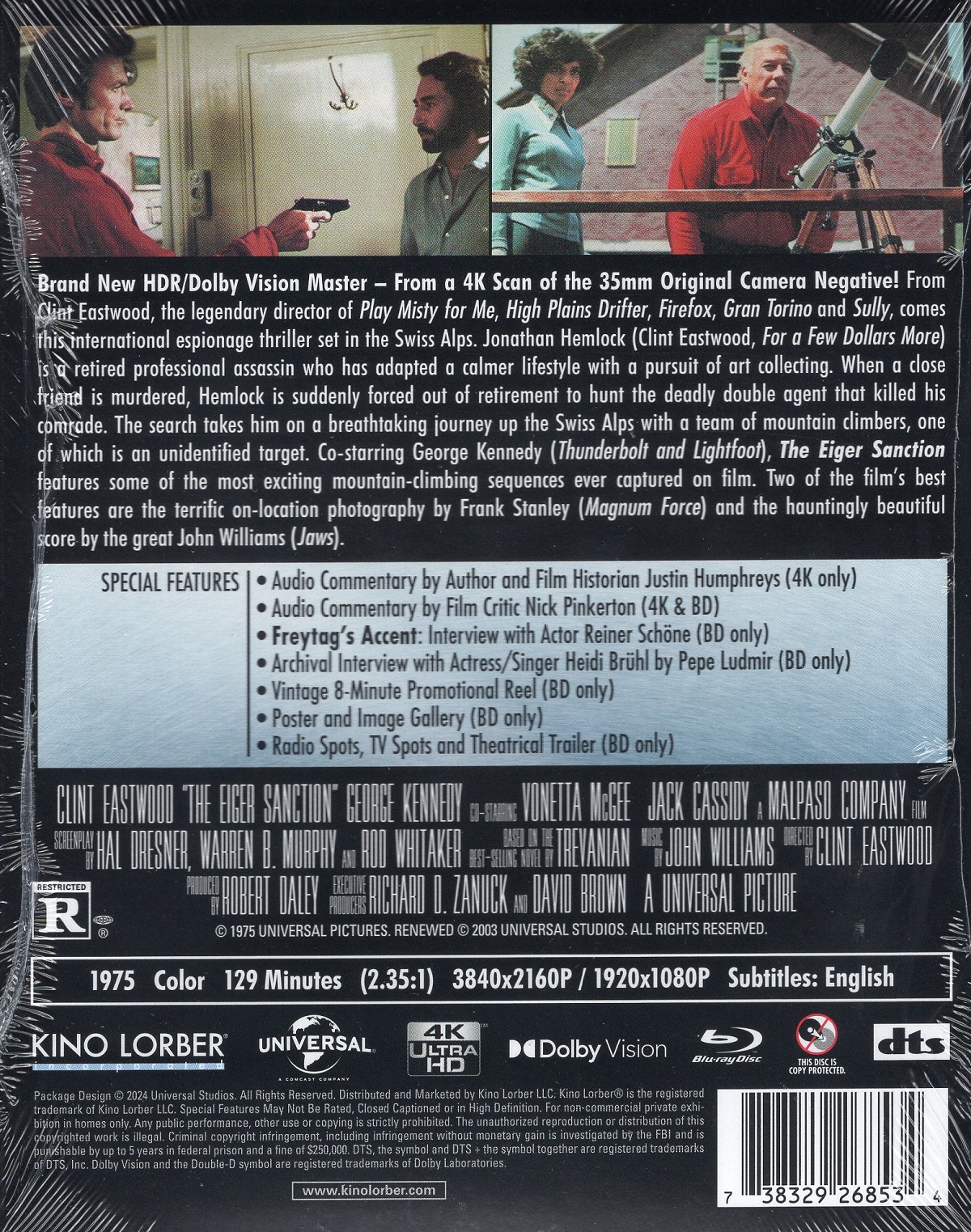 Eiger Sanction (ej svensk text) (4K Ultra HD + Blu-ray) - 2