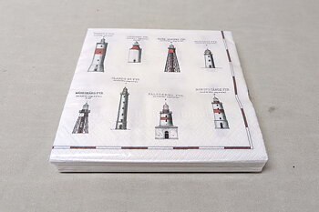 Napkins Lighthouses 33x33 cm