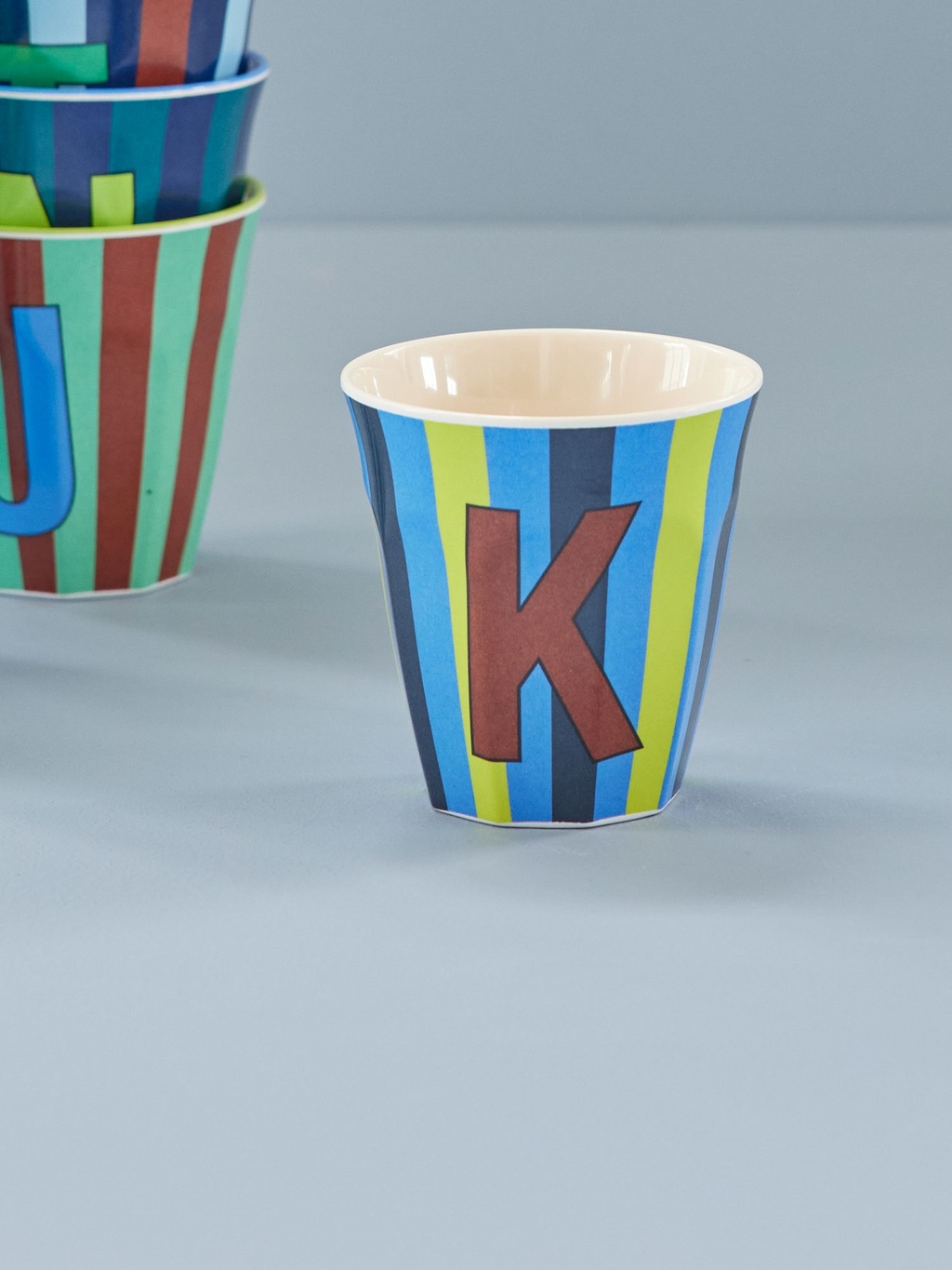 Krus Melamin Ris K Blå - 2