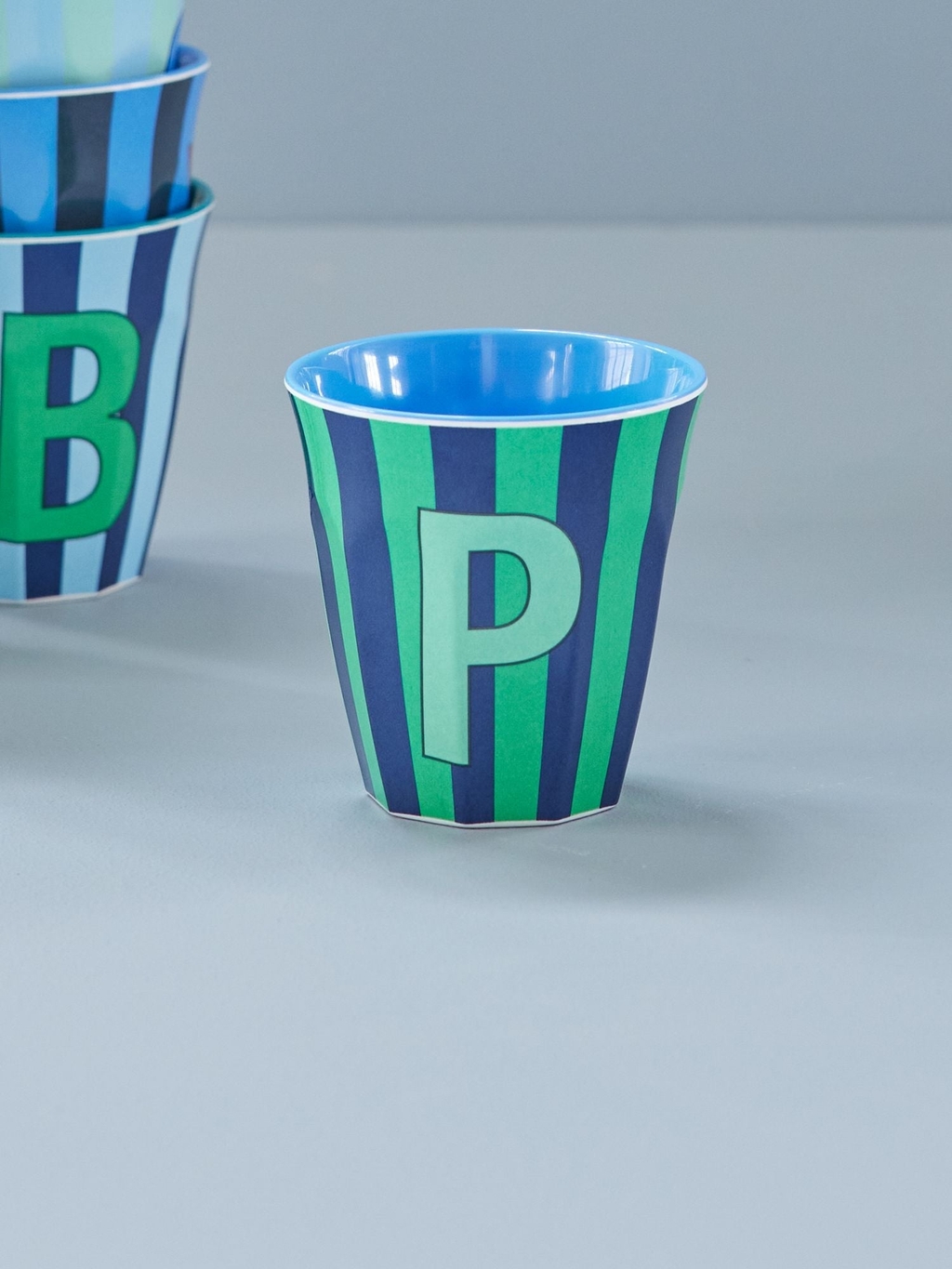 Krus Melamin Ris P Blå - 2