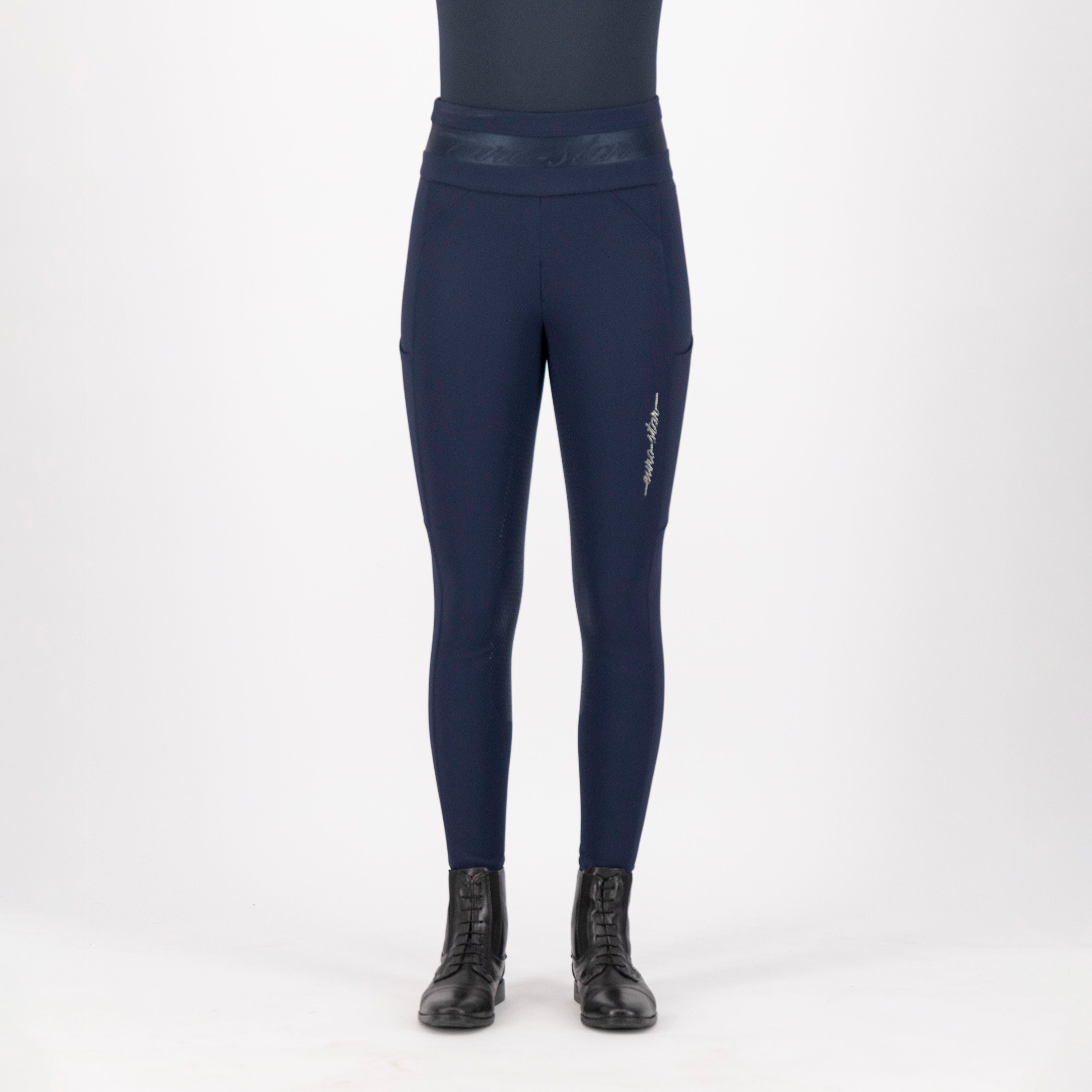 Euro-Star Vinterridtights Impress FullGrip Navy