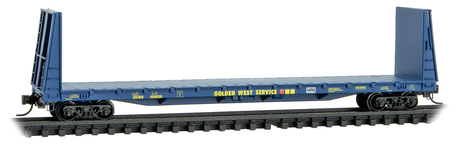 Bulkhead flatcar GWS #450038