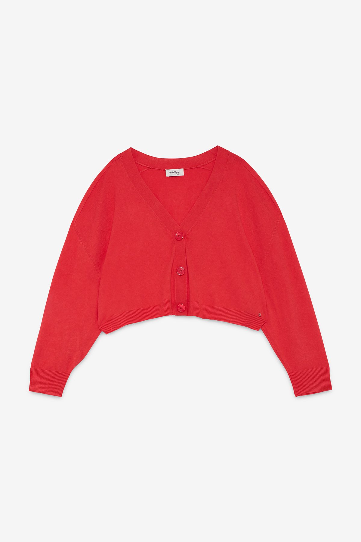 OttodÁme - Viscose Cardigan Red - 5