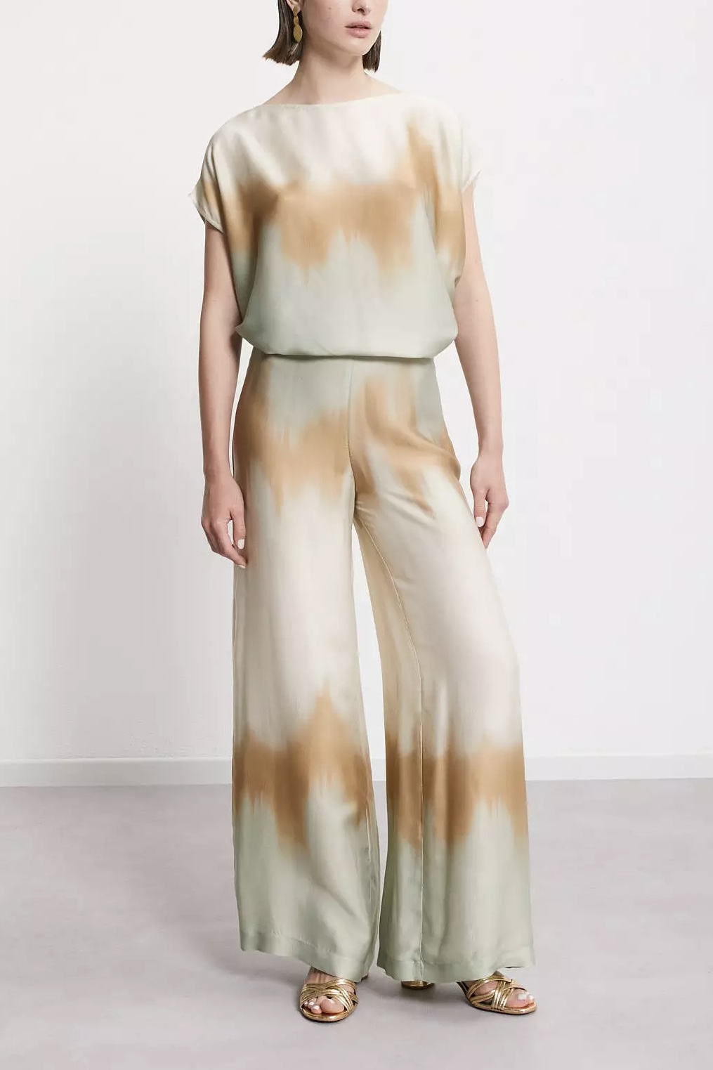 OttodÁme - Printed Viscose Top Mint - 3