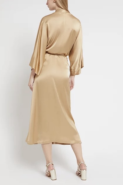 OttodÁme - Viscose Long Dress Sabbia - 2