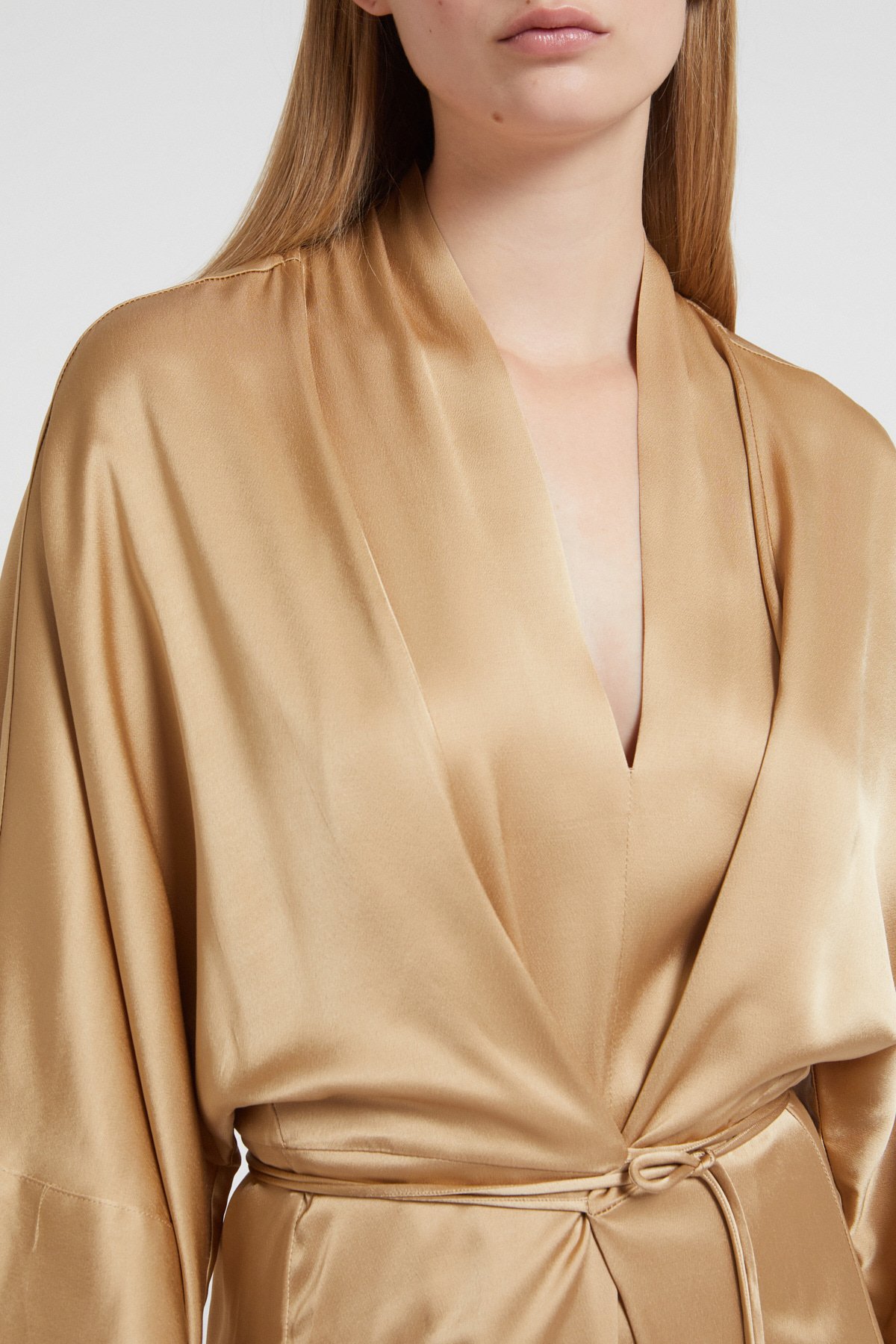 OttodÁme - Viscose Long Dress Sabbia - 4