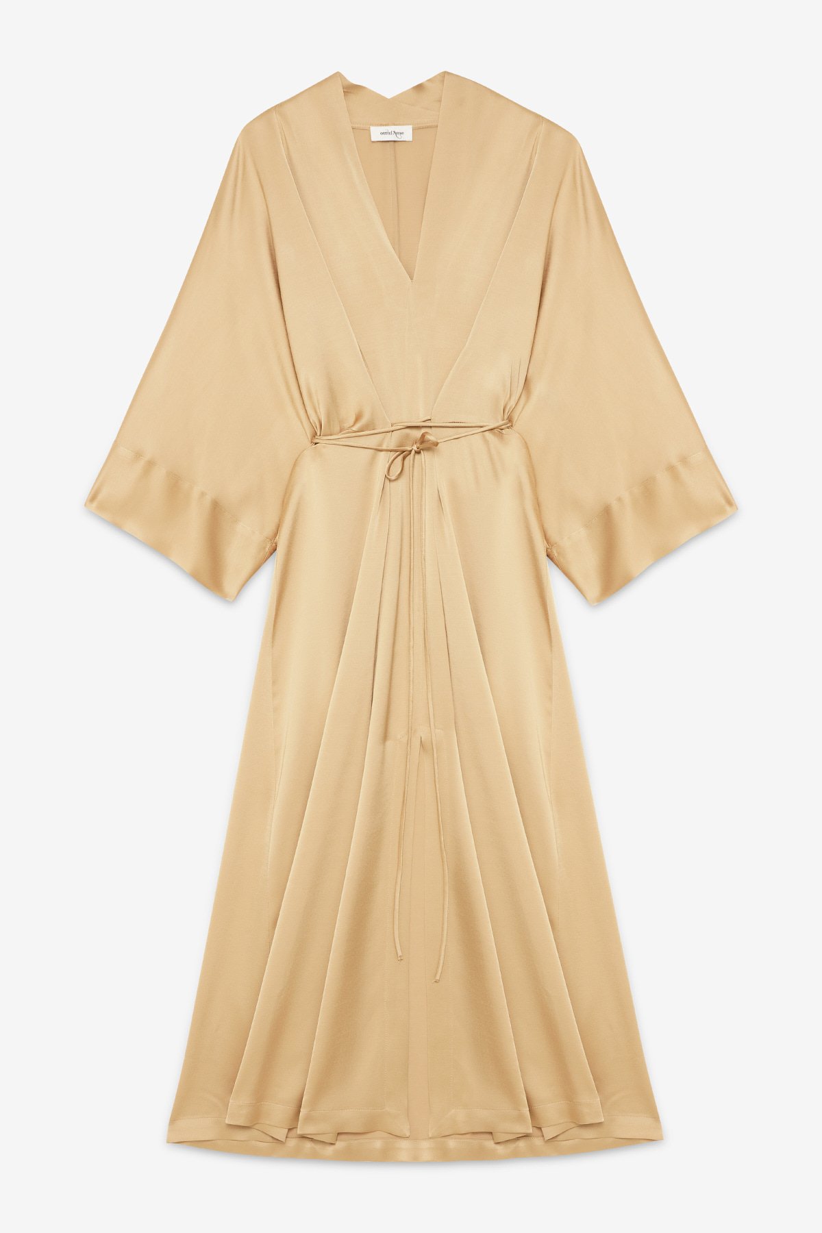 OttodÁme - Viscose Long Dress Sabbia - 5