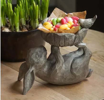 Hare with bowl country style shabby chic Farm romance - 2
