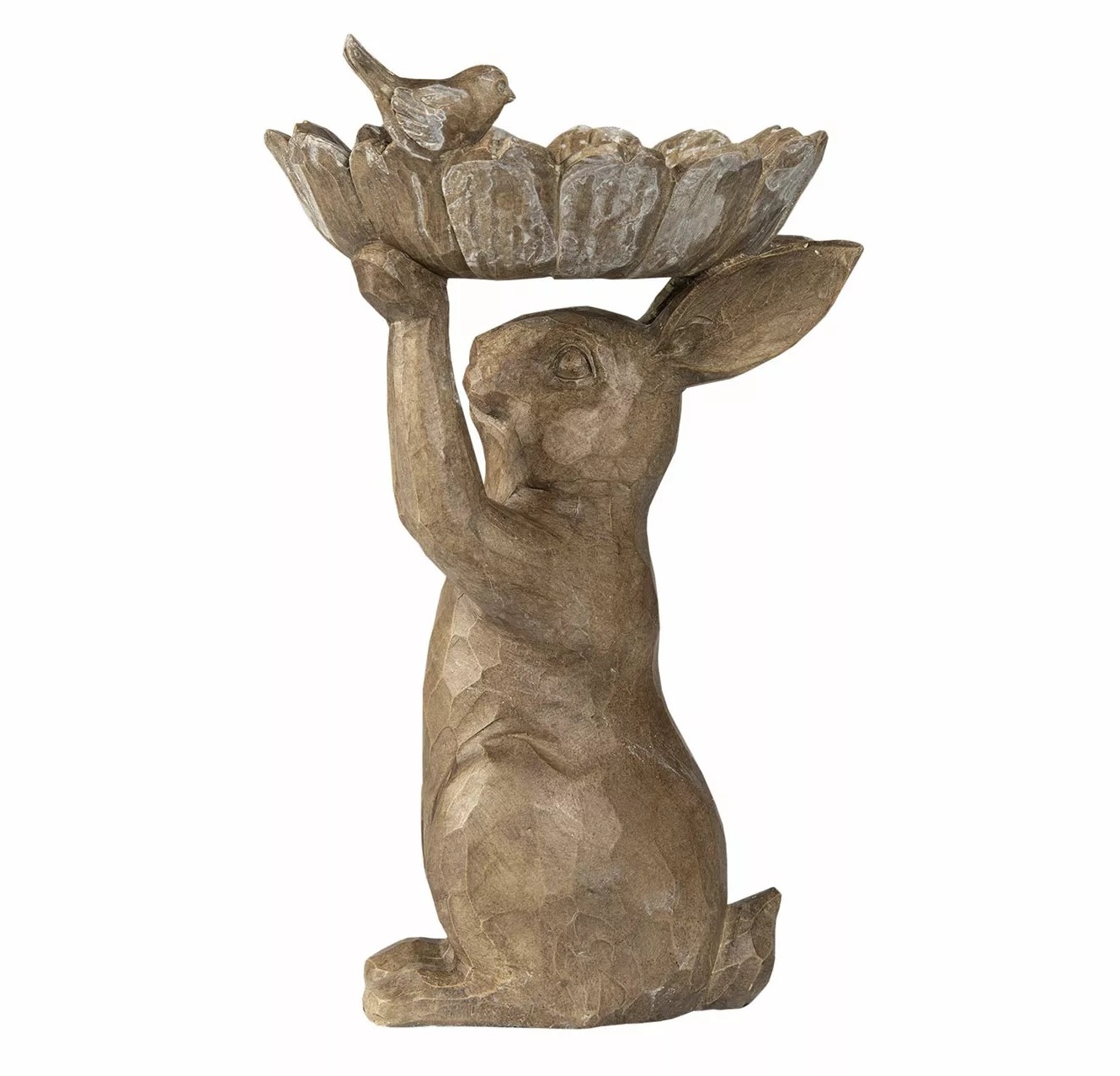 Hare with bowl country style shabby chic Farm romance