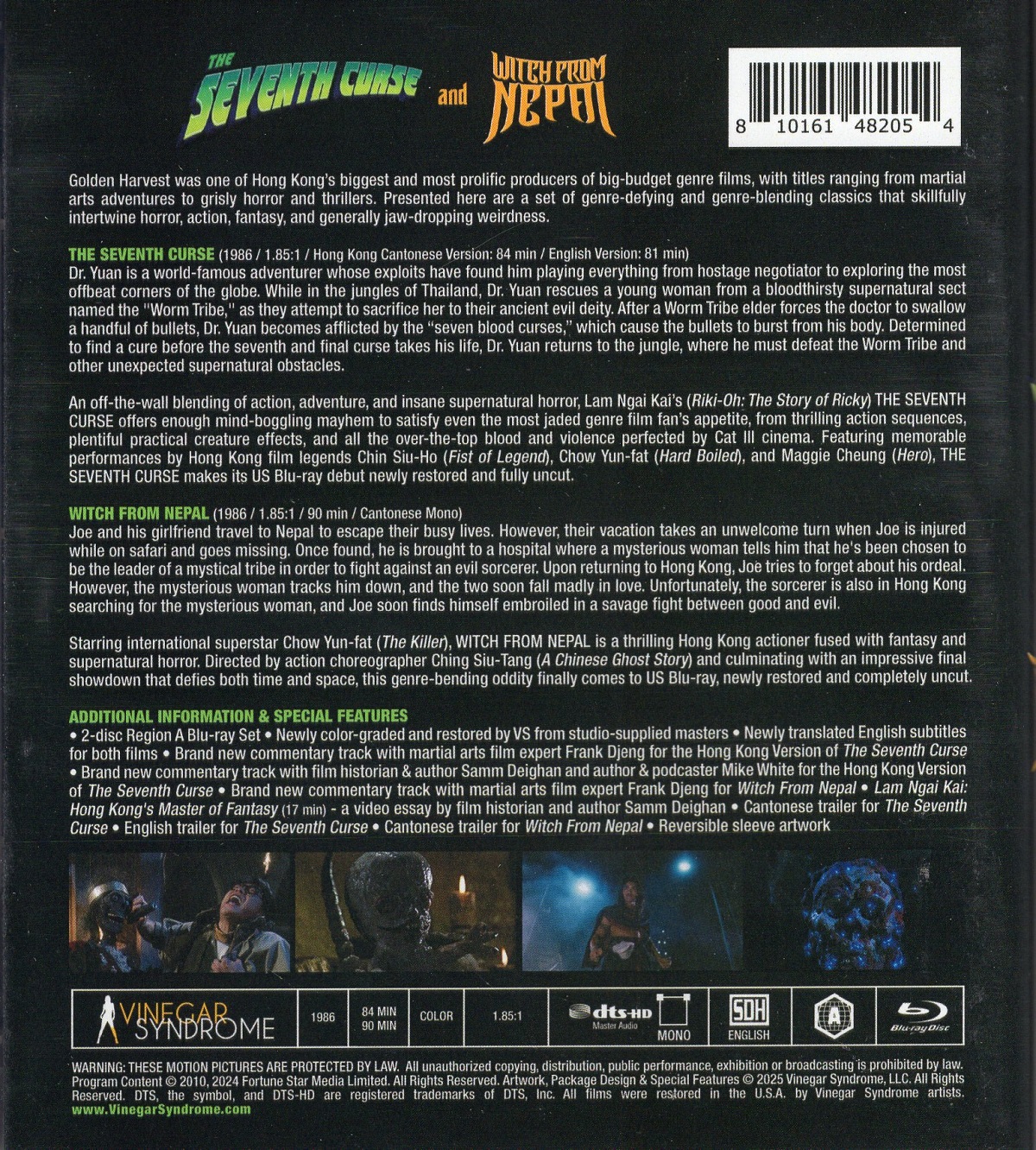 The Seventh Curse / Witch From Nepal (ej svensk text) (Blu-ray) (OBS! Region A) - 2