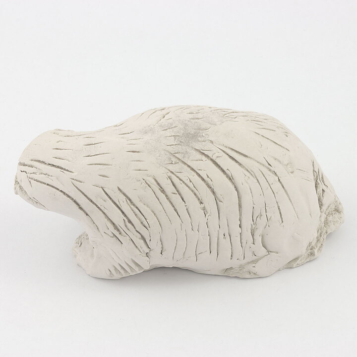 Gunnar Nylund (1950s) Unique Kneaded Badger from Own Studio 14/7 cm