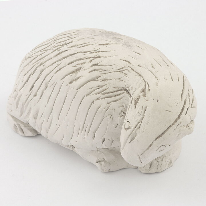 Gunnar Nylund (1950s) Unique Kneaded Badger from Own Studio 14/7 cm