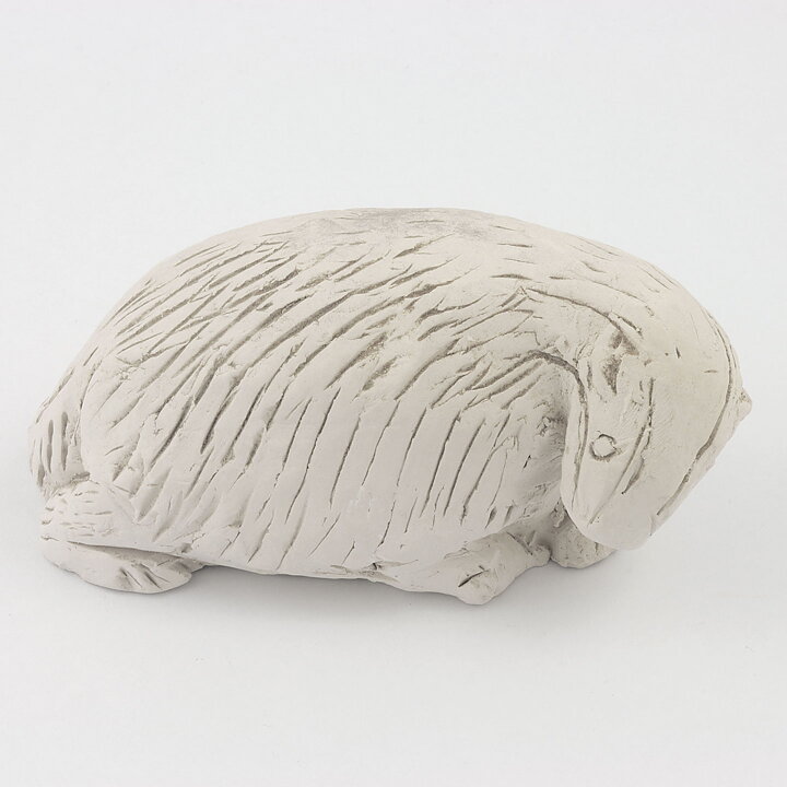 Gunnar Nylund (1950s) Unique Kneaded Badger from Own Studio 14/7 cm
