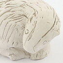 Gunnar Nylund (1950s) Unique Kneaded Badger from Own Studio 14/7 cm