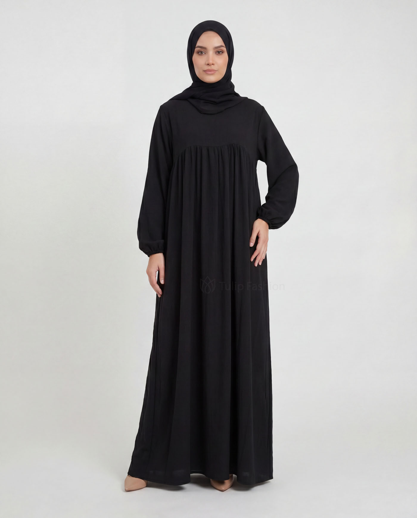 Jinan  Abaya - Black