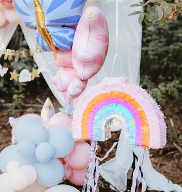 Pinata - Regnbåge med stjärnor -1