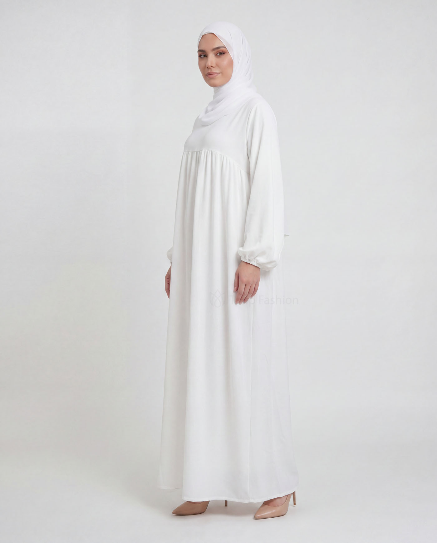 Jinan  Abaya - Off-White