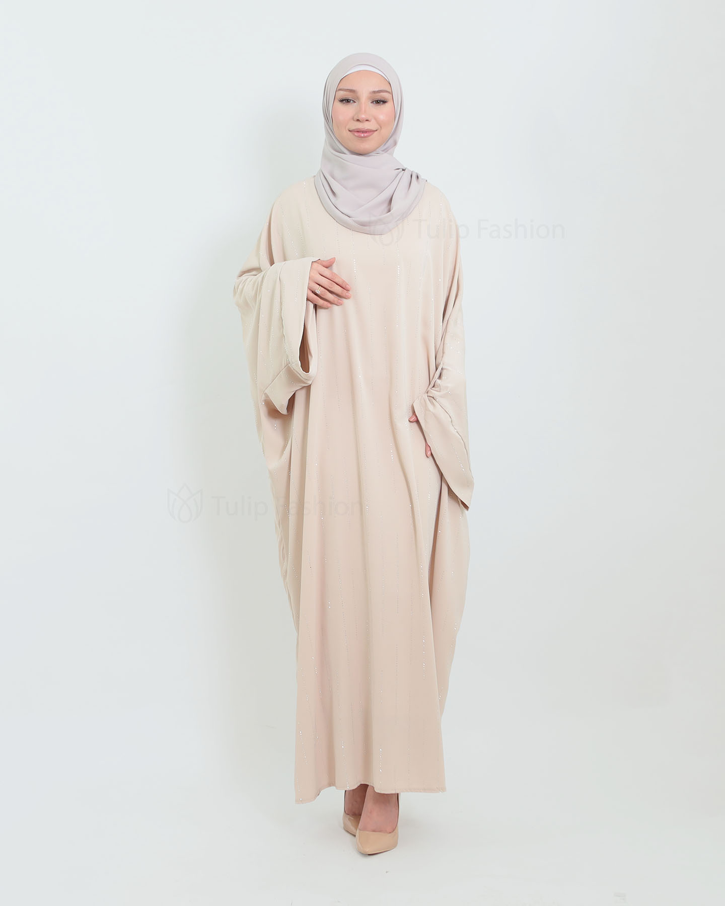 Abaya - Beige - 2