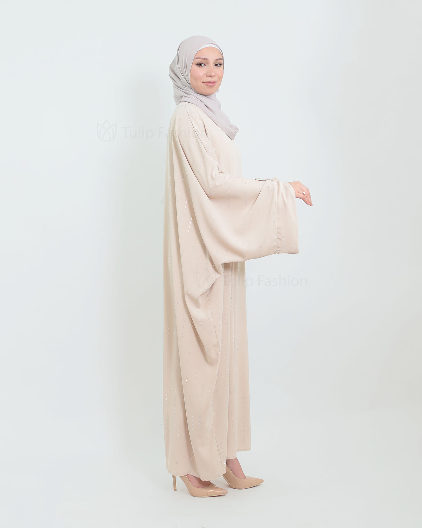 Abaya - Beige - 6