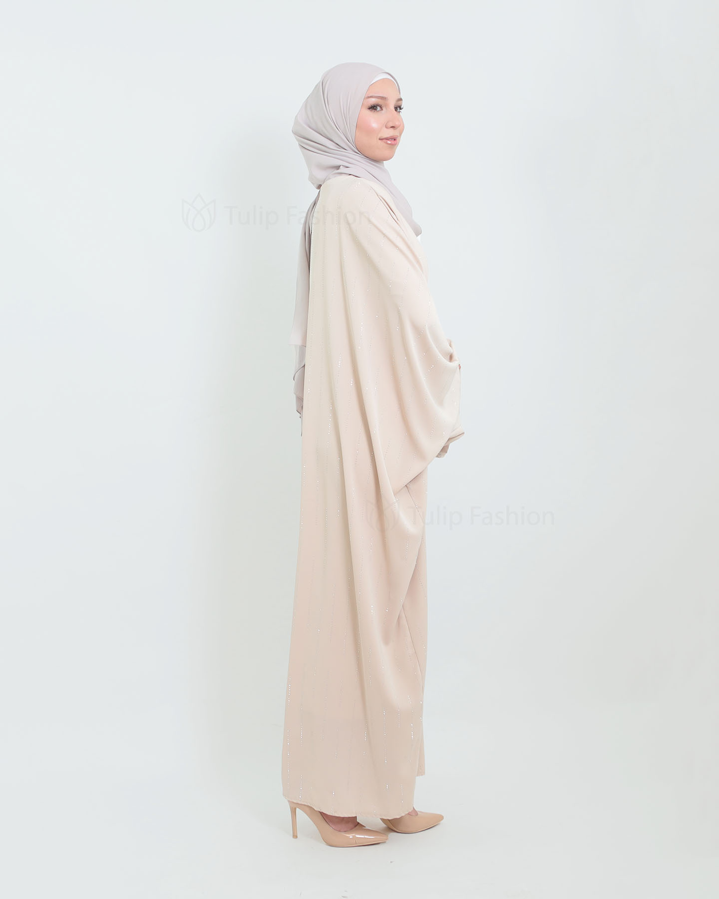 Abaya - Beige - 5